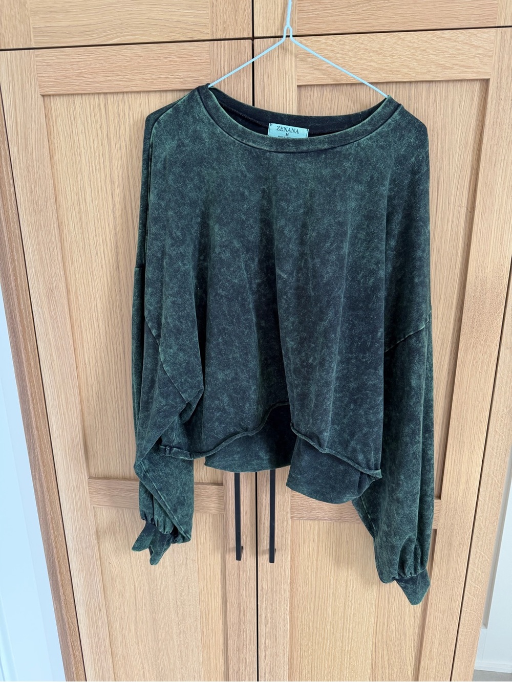 Zenana Green Relaxed Sweater